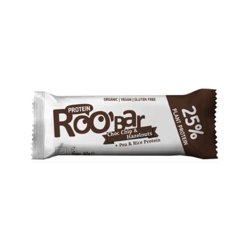 Roo'bar Chocolate and Hazelnuts Protein Bar 